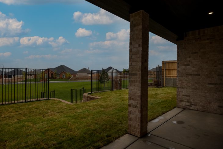 Back Porch View - The Penny Floor Plan by N&B Homes - Amarillo, Texas