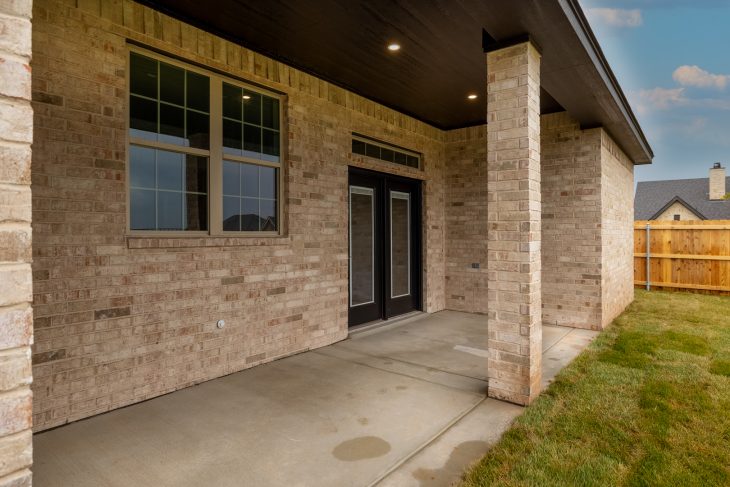 Back Porch - The Penny Floor Plan by N&B Homes - Amarillo, Texas