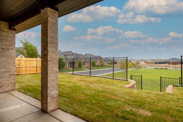 Back Porch View -The Penny Floor Plan by N&B Homes - Amarillo, Texas